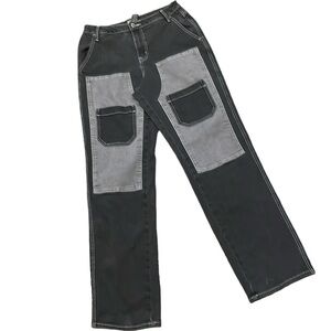 Hot Topic Cargo Baggy High Waist‎ Jeans